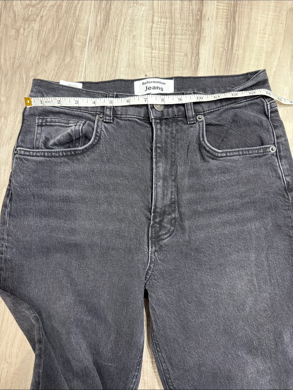 Reformation Peyton jeans Erie wash 28 - Picture 6 of 8